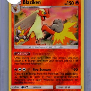 Blaziken 6/70 Reverse Holo, Dragon Majesty Pokemon card