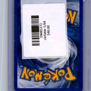 Clefable 1/64, Vintage Singles Pokemon card - alternate view