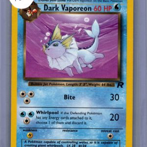 Dark Vaporeon 45/82, Vintage Singles Pokemon card