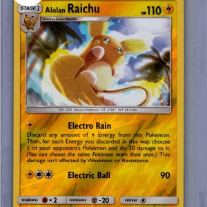 Alolan Raichu 57/236 Reverse Holo, Unified Minds Pokemon card