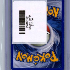 Jolteon 20/64, Vintage Singles Pokemon card - alternate view
