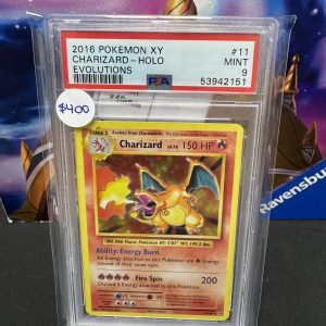 Charizard 11/108 PSA 9, Graded Cards Pokemon card