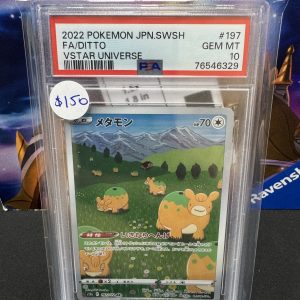 Ditto 197 PSA 10, Graded Cards Pokemon card