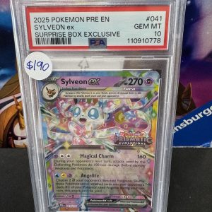 Sylveon ex 041 prismatic PSA 10 Pokemon card