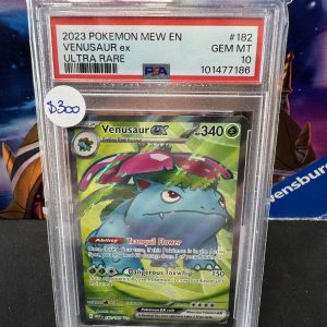 Venusaur EX 182 PSA 10 Pokemon card