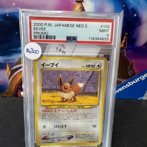 Eevee Japanese Neo 2 133 PSA 9 Pokemon card
