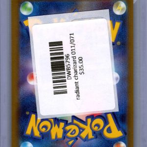 Radiant Charizard 011/071 K, Japanese Singles Pokemon card - alternate view
