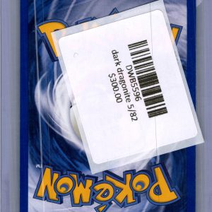 Dark Dragonite 5/82, Vintage Singles Pokemon card - alternate view
