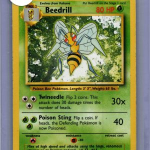 Beedrill 17/102, Vintage Singles Pokemon card