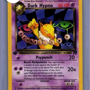 Dark Hypno 26/82 1st Edition, Vintage Singles Pokemon card