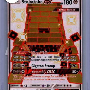 Stakataka GX SV74/SV94, Hidden Fates Pokemon card