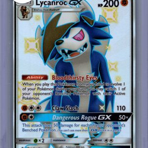 Lycanroc GX SV66/SV94, Hidden Fates Pokemon card