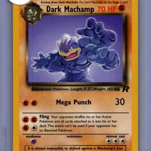 Dark Machamp 27/82, Vintage Singles Pokemon card