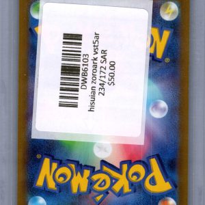Hisuian Zoroark VSTAR 234/172 SAR, Japanese Singles Pokemon card - alternate view