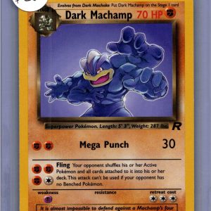 Dark Machamp 27/82, Vintage Singles Pokemon card