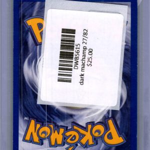 Dark Machamp 27/82, Vintage Singles Pokemon card - alternate view