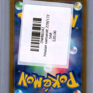 Hisuian Samurott V 229/172 SAR, Japanese Singles Pokemon card - alternate view