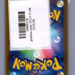 Giratina VSTAR 261/172 UR, Japanese Singles Pokemon card - alternate view