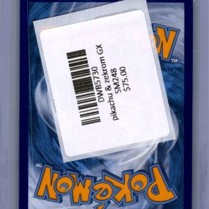 Pikachu and Zekrom GX SM248, PROMO Pokemon card - alternate view