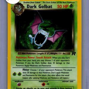 Dark Golbat 7/82, Vintage Singles Pokemon card