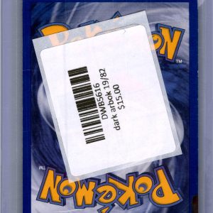 Dark Arbok 19/82, Vintage Singles Pokemon card - alternate view