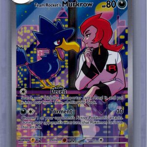 Team Rocket's Murkrow 200/182, Destined Rivals Pokemon card