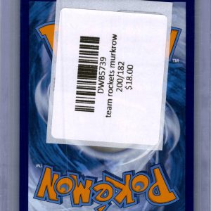 Team Rocket's Murkrow 200/182, Destined Rivals Pokemon card - alternate view