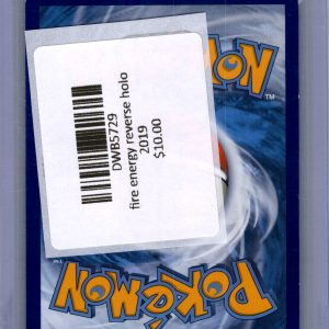 Fire Energy Reverse Holo 2019, Hidden Fates Pokemon card - alternate view