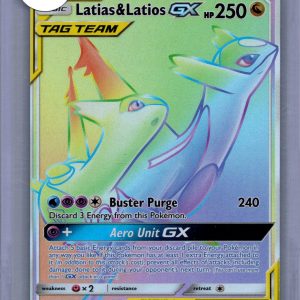 Latias and Latios GX 190/181, Team Up Pokemon card
