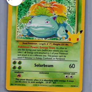 Venusaur 15/102, Celebrations Pokemon card