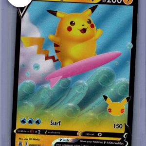 Surfing Pikachu 008/025, Celebrations Pokemon card