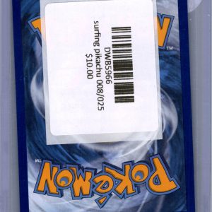 Surfing Pikachu 008/025, Celebrations Pokemon card - alternate view