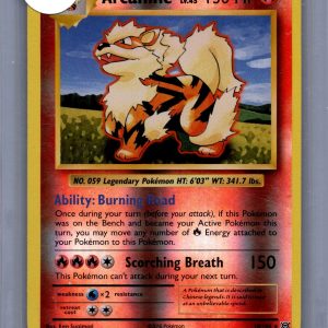 Arcanine 18/108 reverse, Evolutions Pokemon card