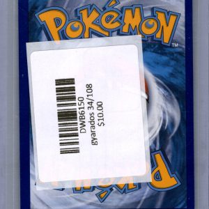 Gyarados 34/108, Evolutions Pokemon card - alternate view