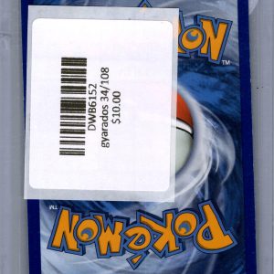 Gyarados 34/108, Evolutions Pokemon card - alternate view