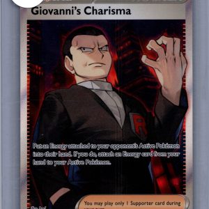 Giovanni's Charisma 197/165, 151 Pokemon card