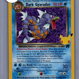 Dark Gyarados 8/82, Celebrations Pokemon card