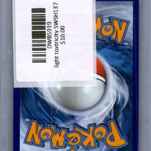 Light Toxtricity SWSH137, PROMO Pokemon card - alternate view