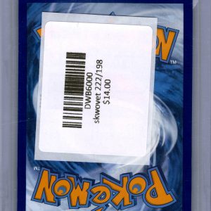 Skwovet 222/198, Scarlet Violet Pokemon card - alternate view