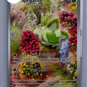 Sprigatito 196/193, Paldea Evolved Pokemon card