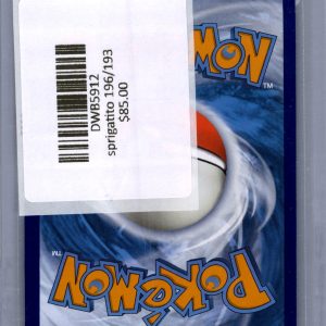 Sprigatito 196/193, Paldea Evolved Pokemon card - alternate view