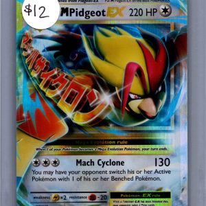 M Pidgeot EX 65/108, Evolutions Pokemon card