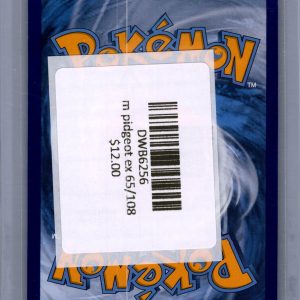 M Pidgeot EX 65/108, Evolutions Pokemon card - alternate view