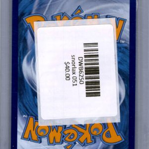 Snorlax 051, PROMO Pokemon card - alternate view