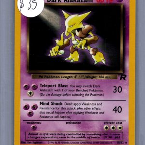 Dark Alakazam 18/82, Vintage Singles Pokemon card