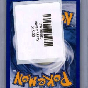 Eevee 38/75, Vintage Singles Pokemon card - alternate view