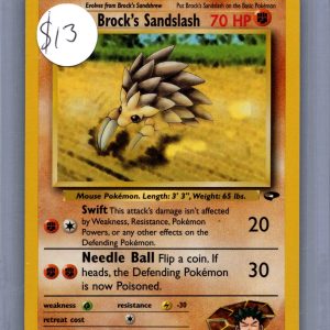 Brock's Sandslash 36/132, Vintage Singles Pokemon card