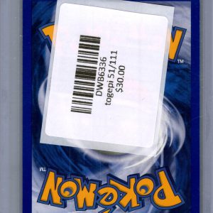 Togepi 51/111, Vintage Singles Pokemon card - alternate view