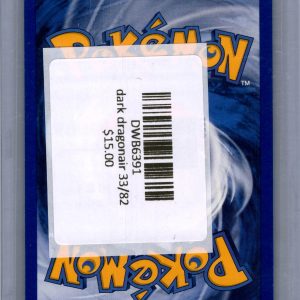 Dark Dragonair 33/82, Vintage Singles Pokemon card - alternate view