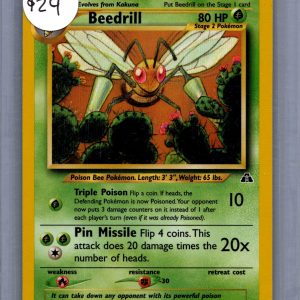 Beedrill 18/75, Vintage Singles Pokemon card